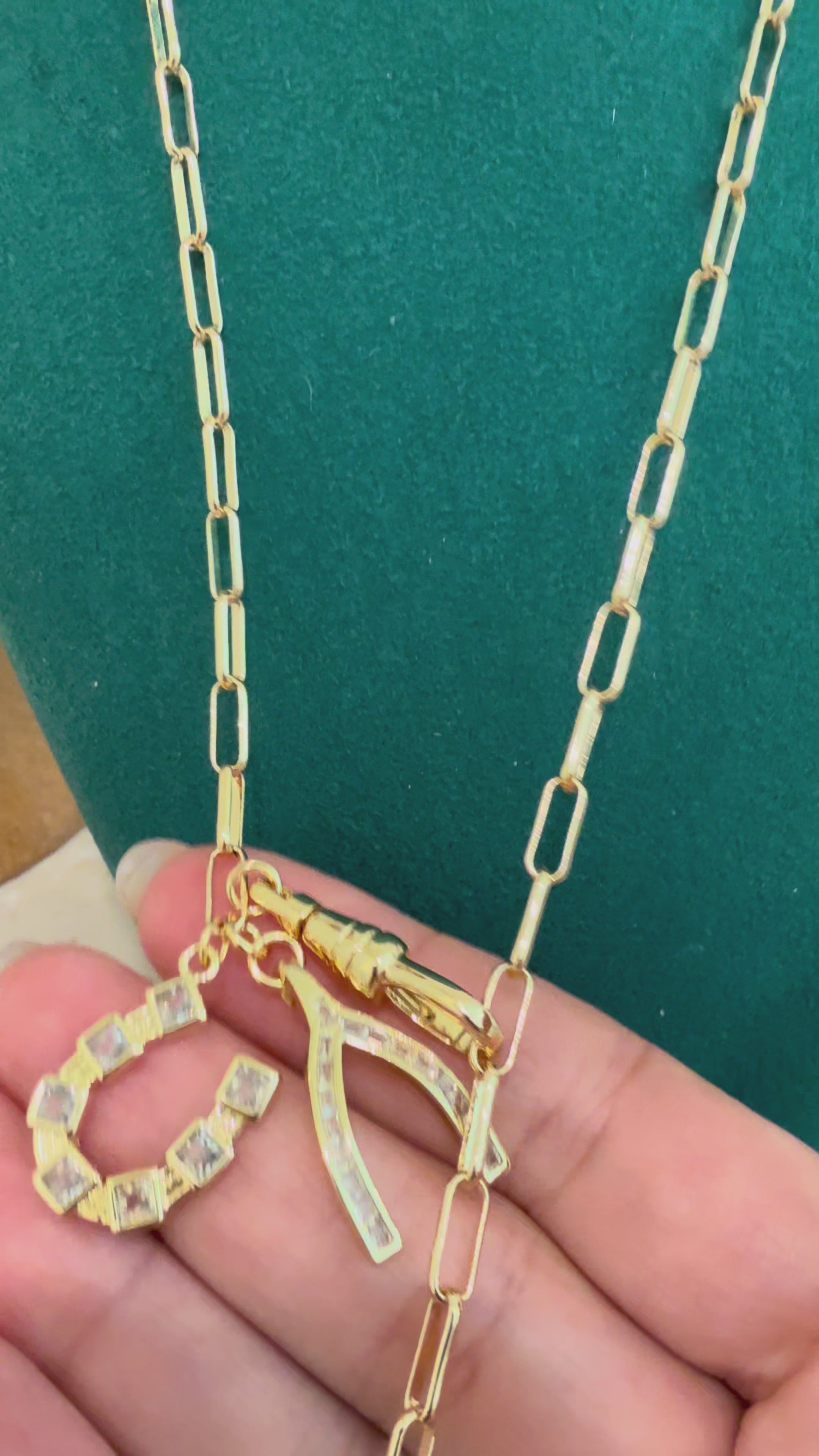 Fortuna Horn Necklace- Customizable