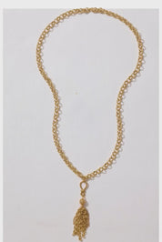 Delphine Tassel Chain Necklace