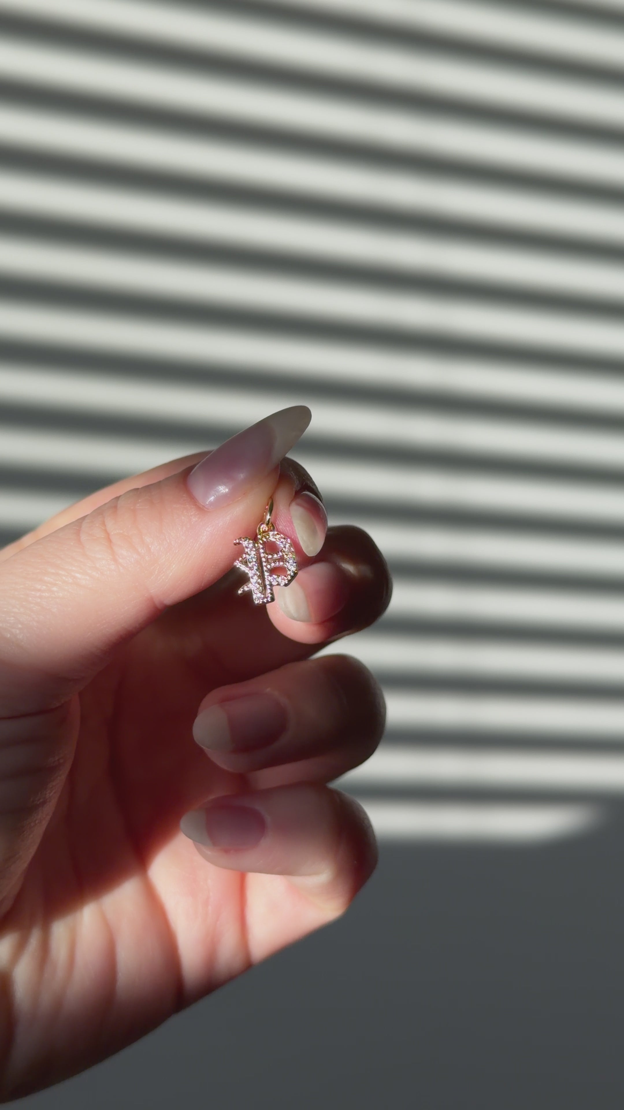 Vintage Letter Charm