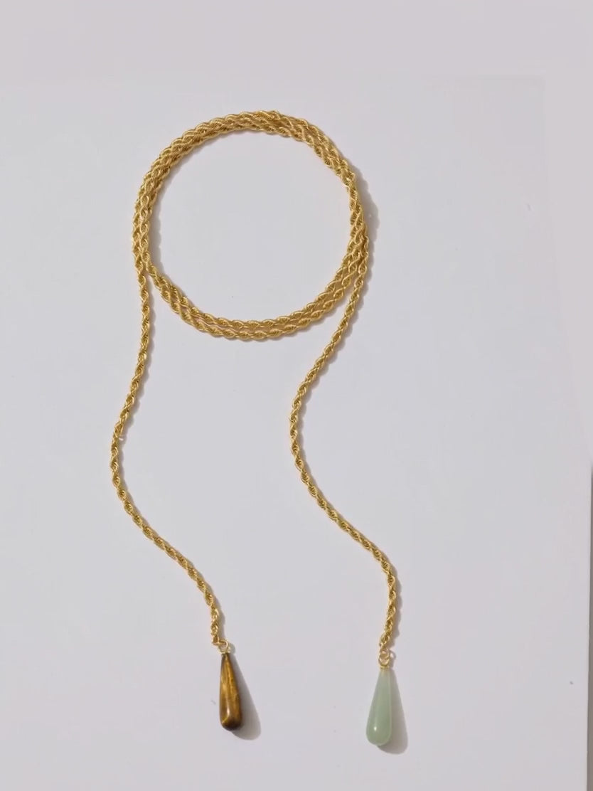 Ritual Rope Chain Tie Lariat