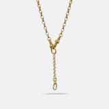 Rolo Charm Chain Lariat