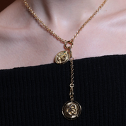 Convertible Rolo Lariat Charm Chain