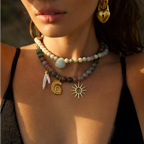 Sirena Sea Charm Bead Necklace