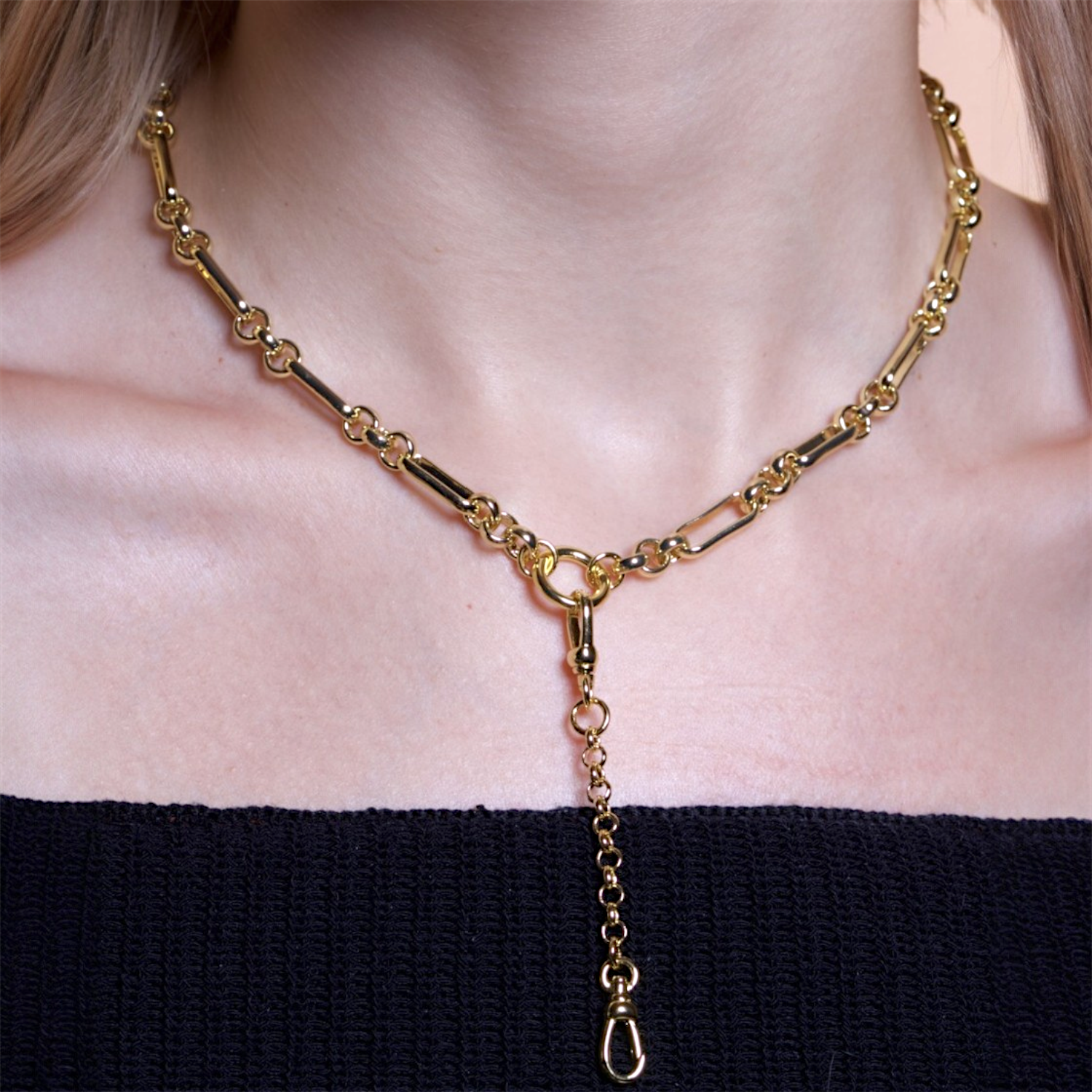 Tria Convertible Charm Chain Lariat
