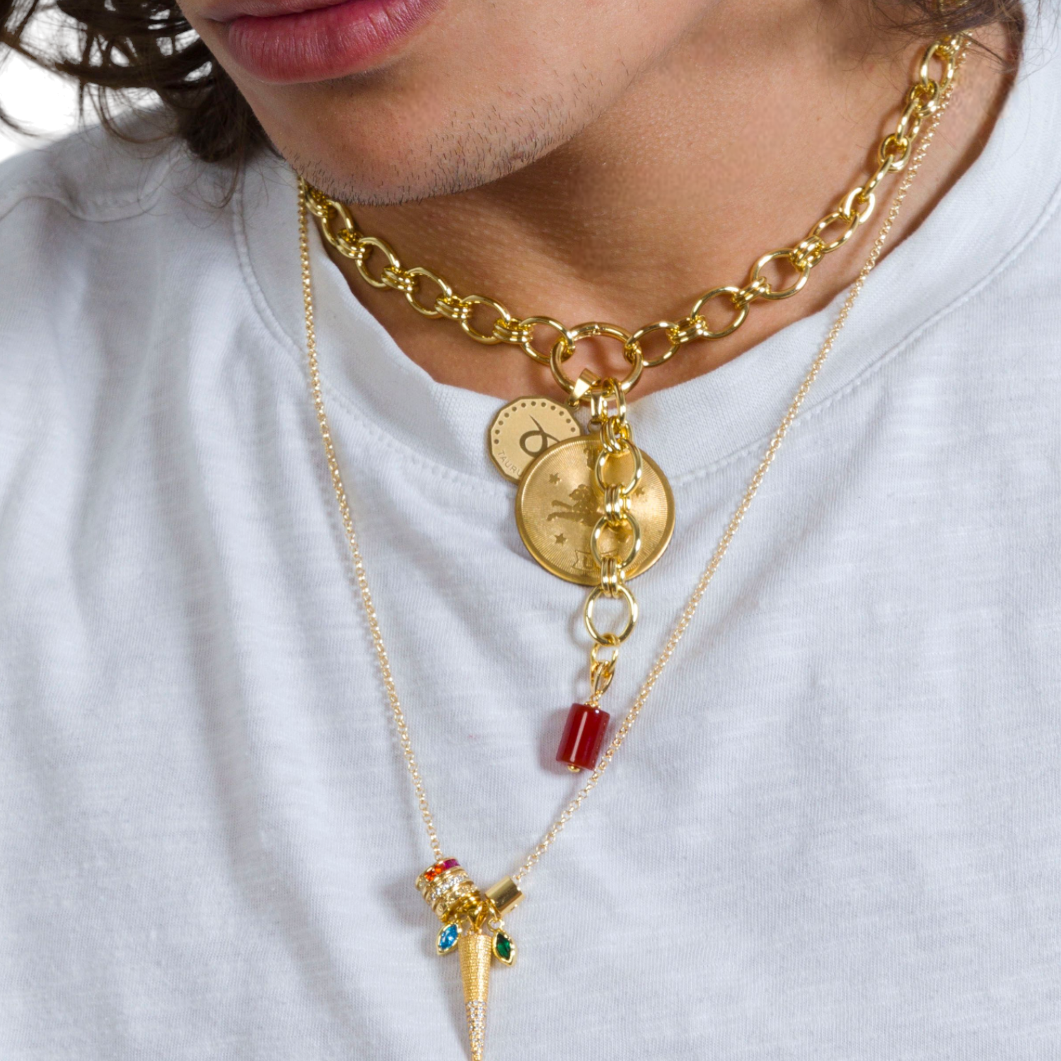 Loop Link Charm Chain