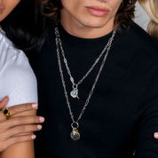 Tria Silver Link Charm Chain