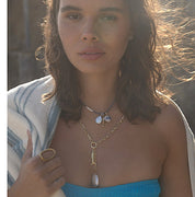 Voula Talisman Bead Necklace