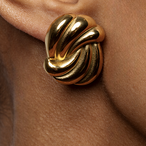 Twist Dome Earrings