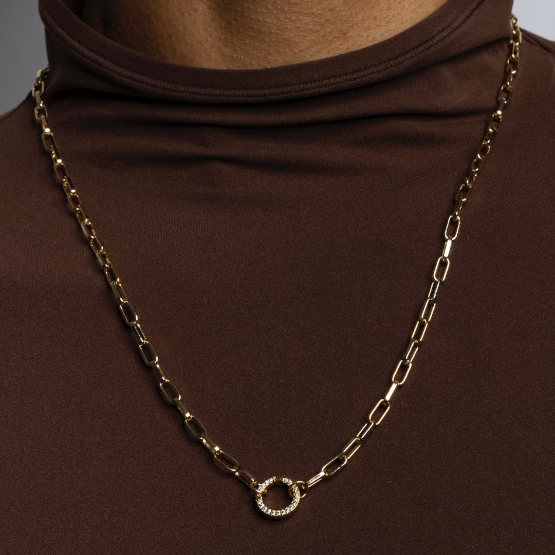 Charm Keeper Pave Chain