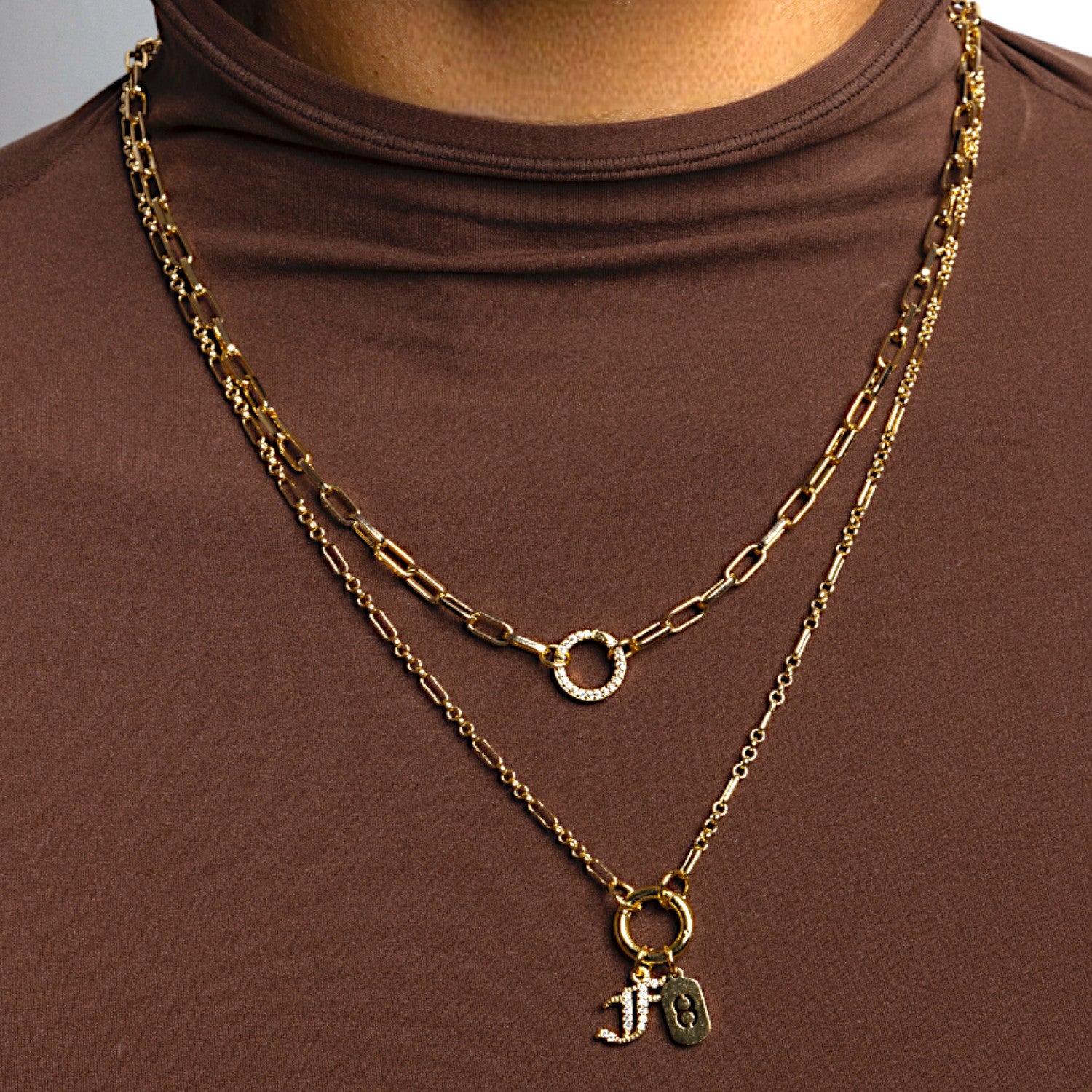 Charm Keeper Pave Chain