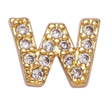 W Pavé Letter